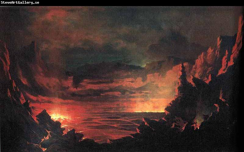 Jules Tavernier Kilauea Caldera,